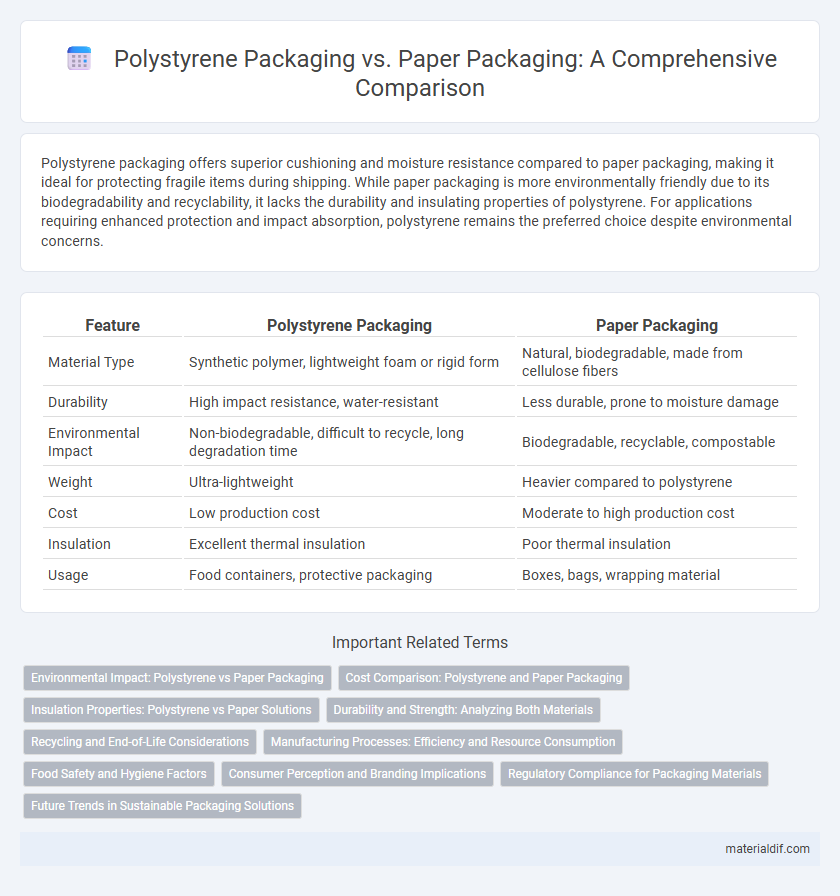 Polystyrene Packaging vs. Paper Packaging: A Comprehensive Comparison