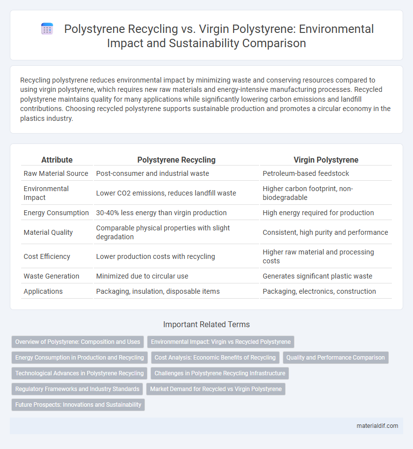 Polystyrene Recycling vs. Virgin Polystyrene: Environmental Impact and Sustainability Comparison