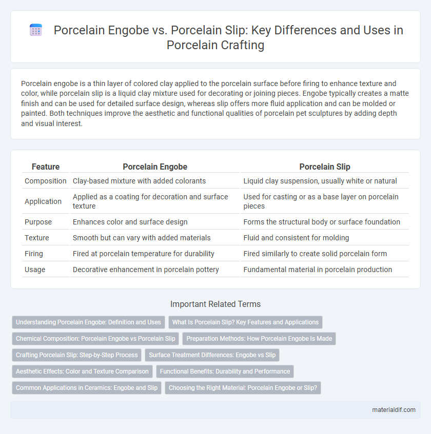 Porcelain Engobe vs. Porcelain Slip: Key Differences and Uses in Porcelain Crafting