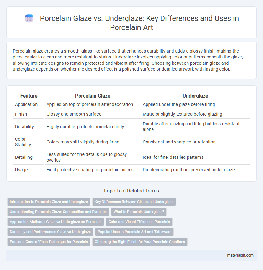 Porcelain Glaze vs. Underglaze: Key Differences and Uses in Porcelain Art