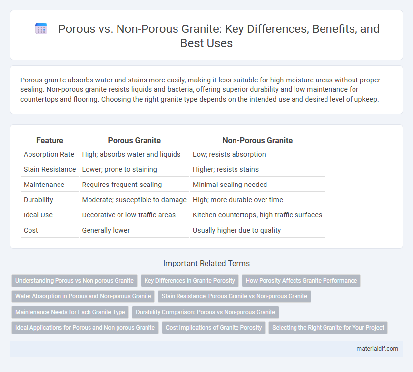 Porous vs. Non-Porous Granite: Key Differences, Benefits, and Best Uses