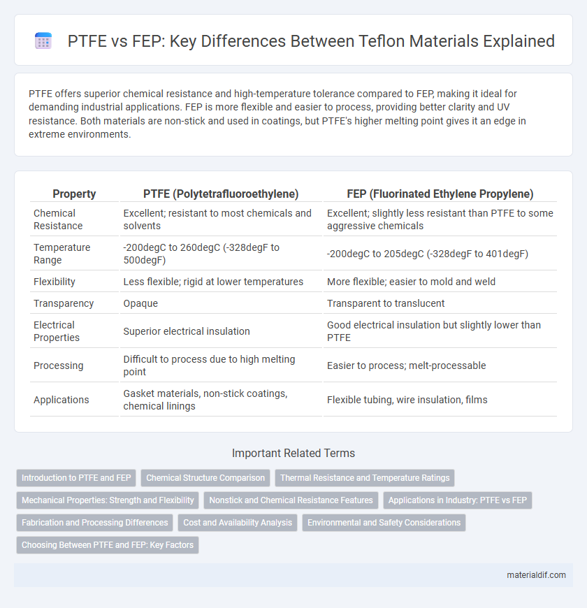 PTFE vs FEP: Key Differences Between Teflon Materials Explained