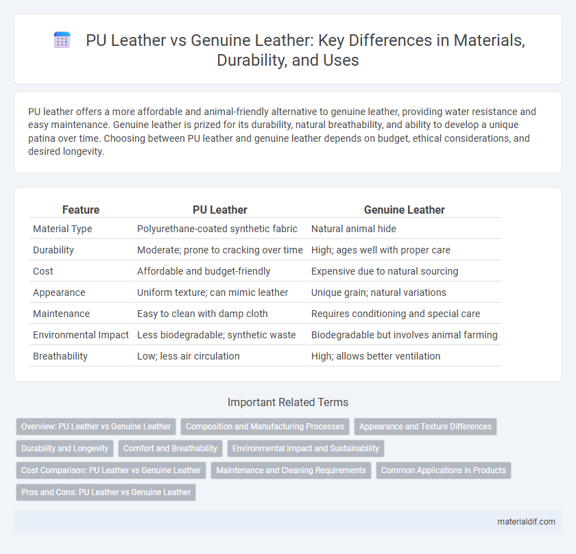 PU Leather vs Genuine Leather: Key Differences in Materials, Durability, and Uses