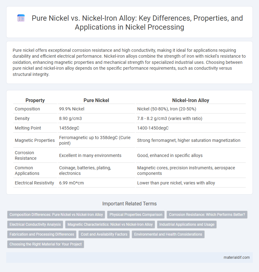 Pure Nickel vs. Nickel-Iron Alloy: Key Differences, Properties, and Applications in Nickel Processing