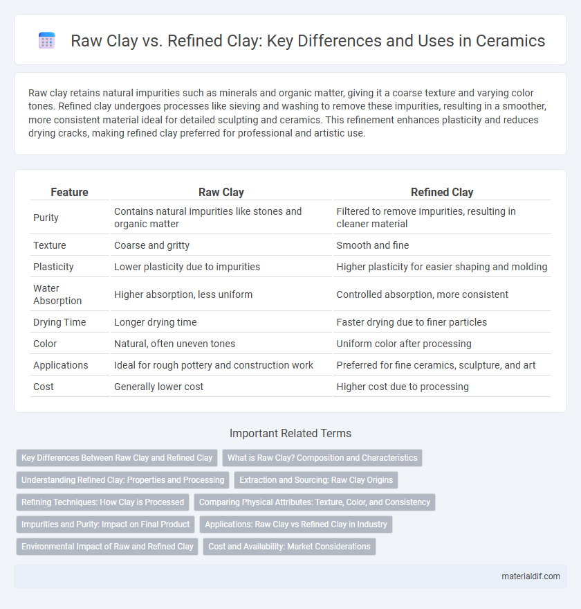 Raw Clay vs. Refined Clay: Key Differences and Uses in Ceramics