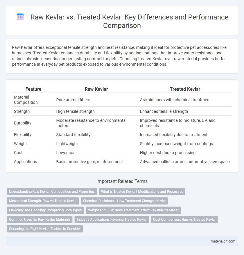 Raw Kevlar vs. Treated Kevlar: Key Differences and Performance Comparison
