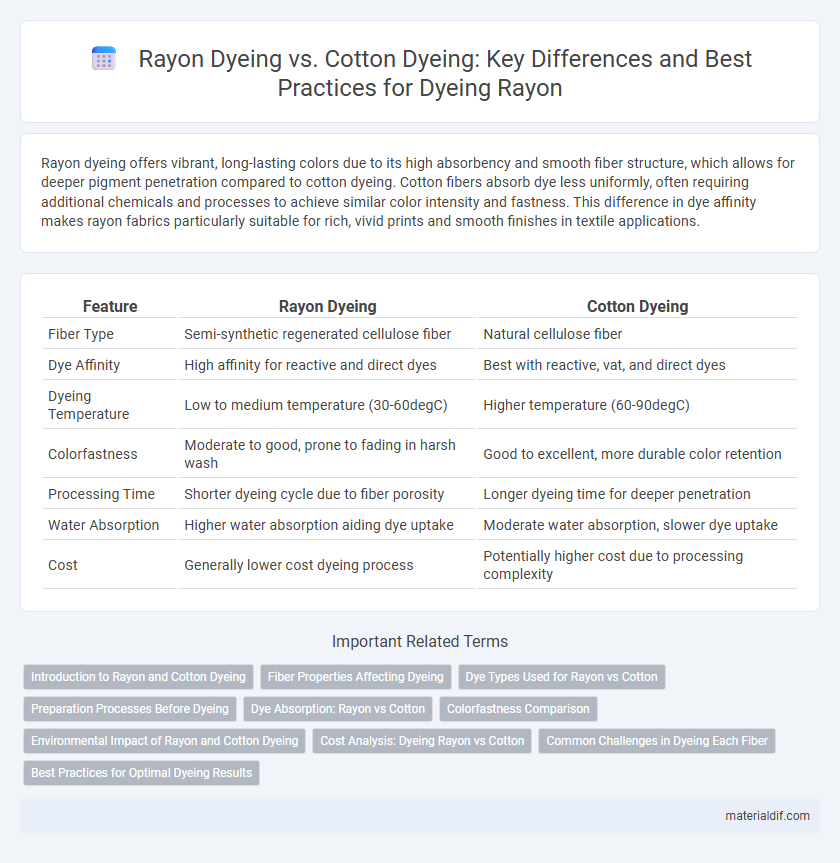 Rayon Dyeing vs. Cotton Dyeing: Key Differences and Best Practices for Dyeing Rayon