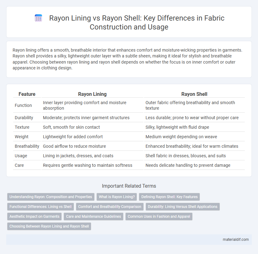 Rayon Lining vs Rayon Shell: Key Differences in Fabric Construction and Usage