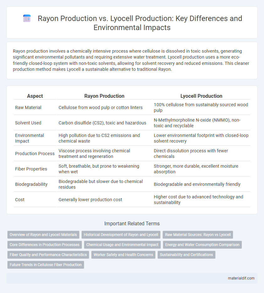 Rayon Production vs. Lyocell Production: Key Differences and Environmental Impacts