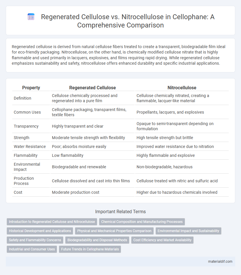 Regenerated Cellulose vs. Nitrocellulose in Cellophane: A Comprehensive Comparison