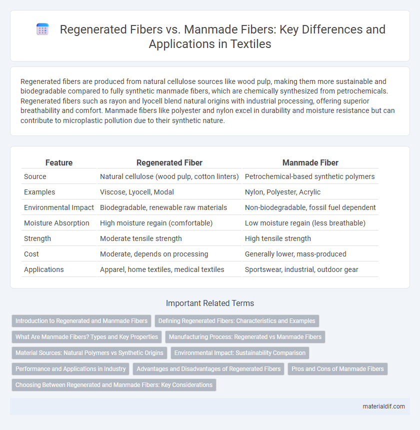Regenerated Fibers vs. Manmade Fibers: Key Differences and Applications in Textiles
