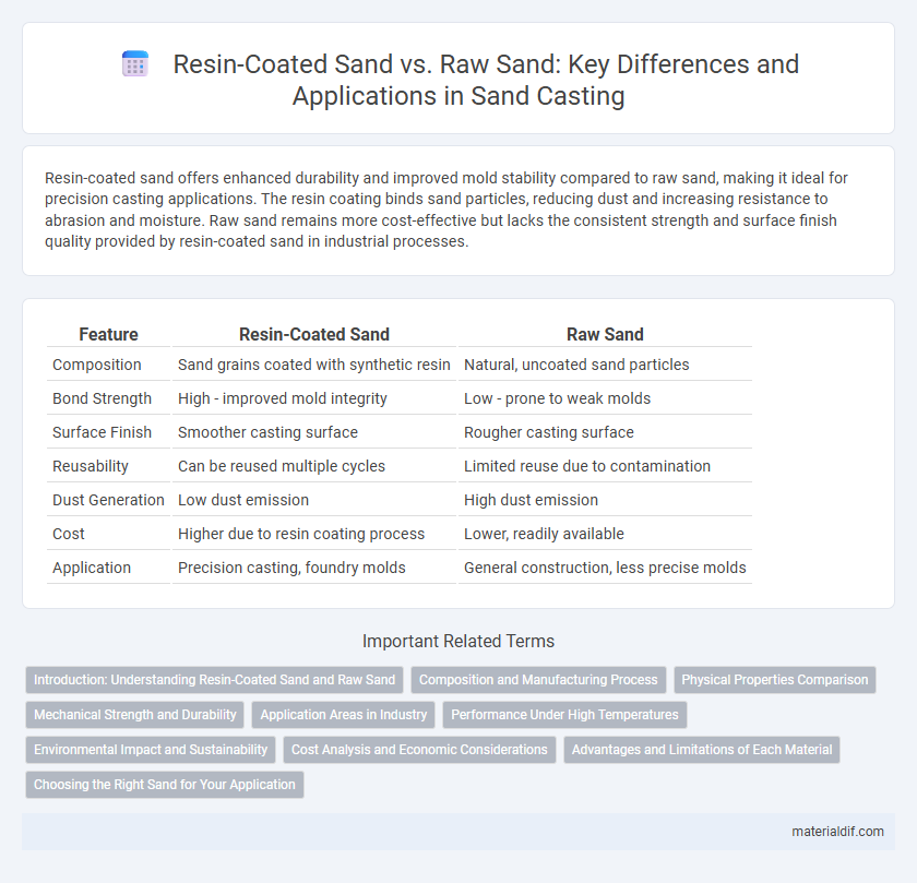 Resin-Coated Sand vs. Raw Sand: Key Differences and Applications in Sand Casting