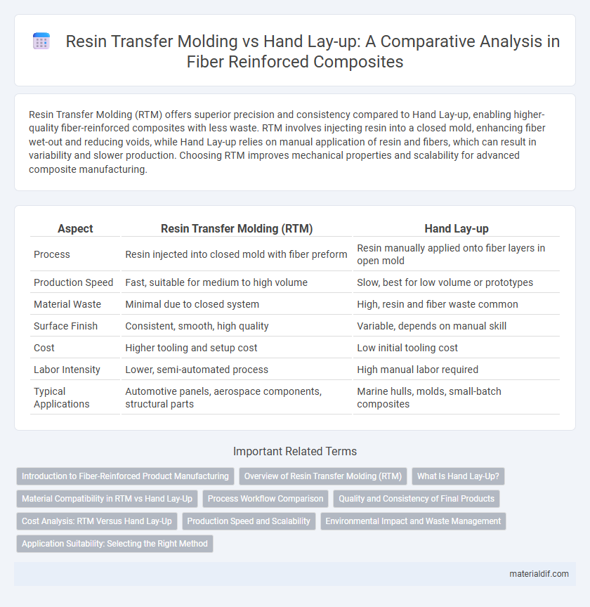 Resin Transfer Molding vs Hand Lay-up: A Comparative Analysis in Fiber Reinforced Composites