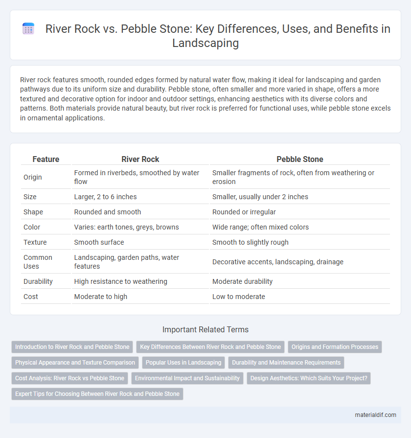 River Rock vs. Pebble Stone: Key Differences, Uses, and Benefits in Landscaping