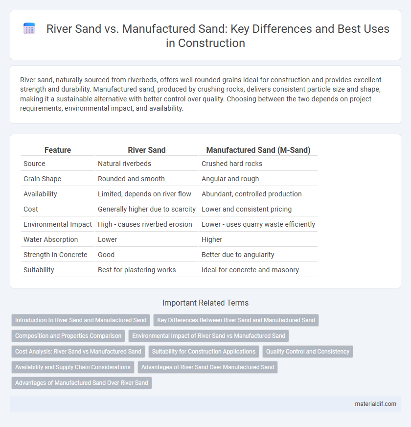 River Sand vs. Manufactured Sand: Key Differences and Best Uses in Construction