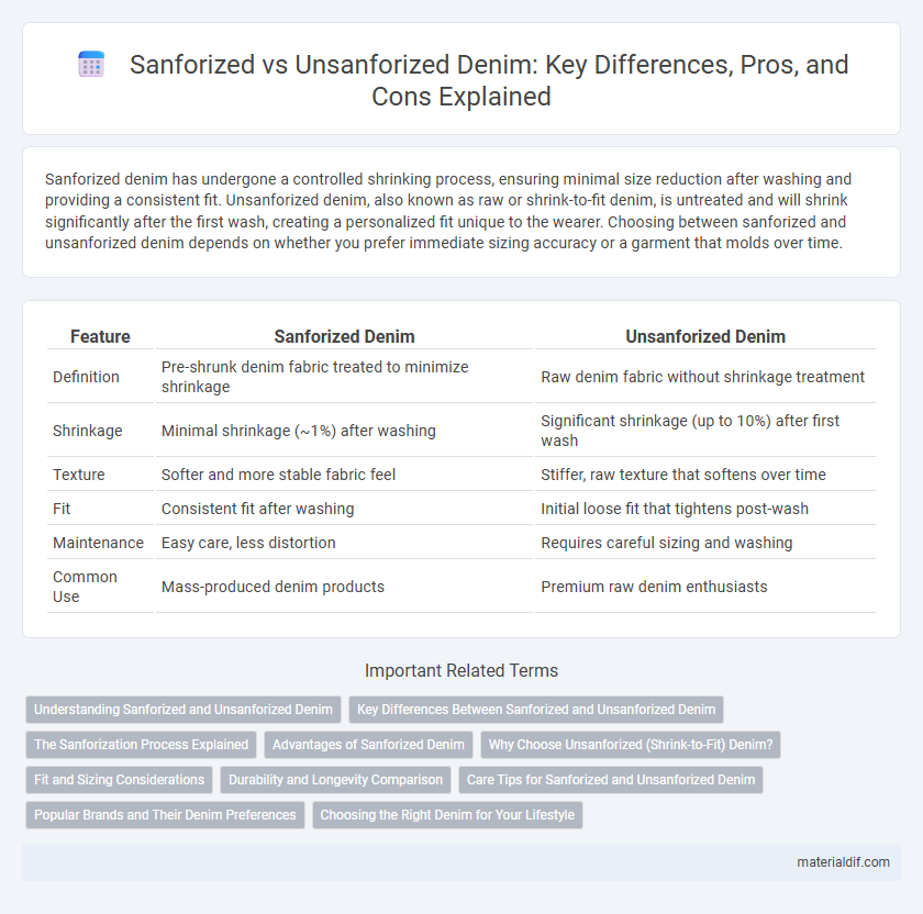 Sanforized vs Unsanforized Denim: Key Differences, Pros, and Cons Explained