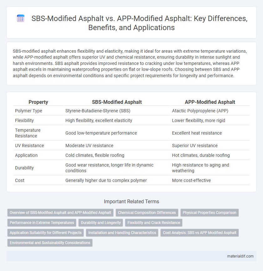 SBS-Modified Asphalt vs. APP-Modified Asphalt: Key Differences, Benefits, and Applications