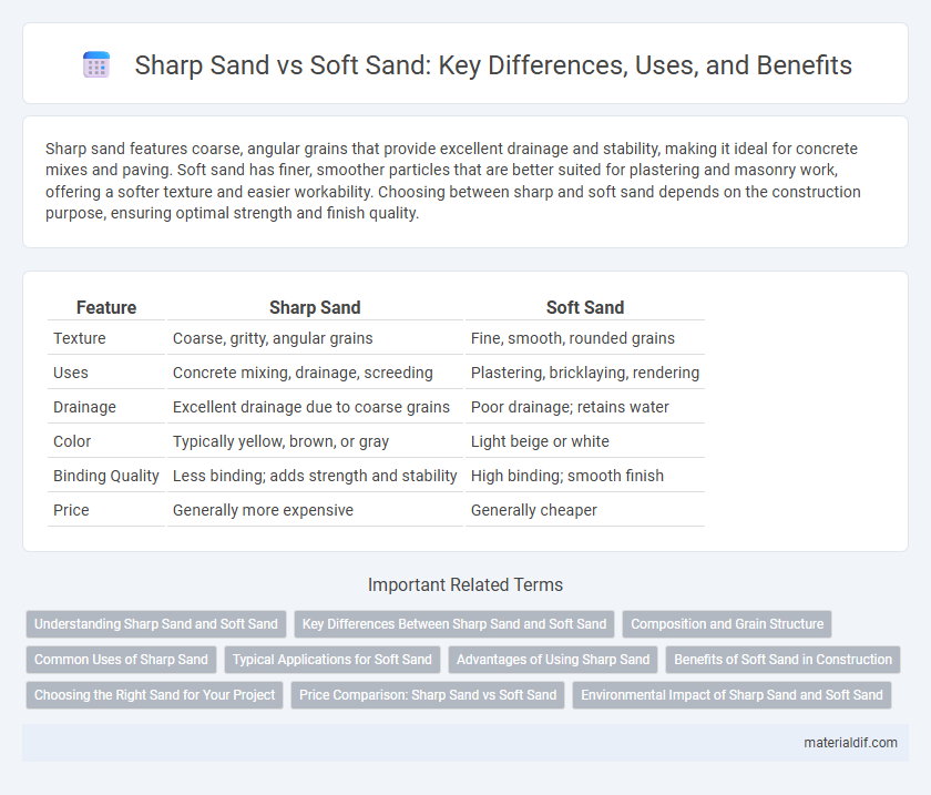 Sharp Sand vs Soft Sand: Key Differences, Uses, and Benefits