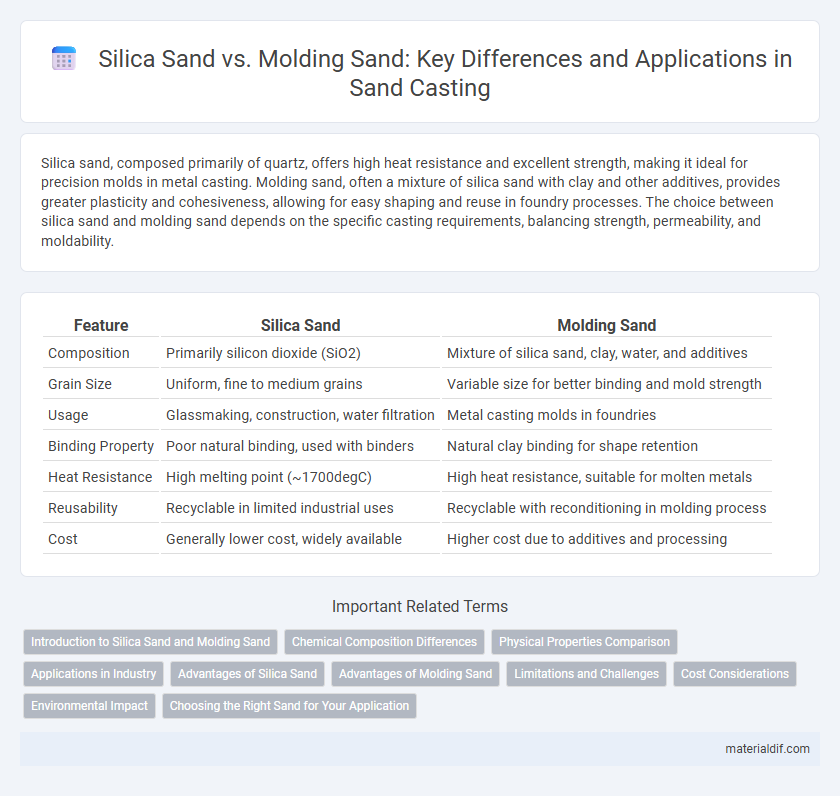 Silica Sand vs. Molding Sand: Key Differences and Applications in Sand Casting