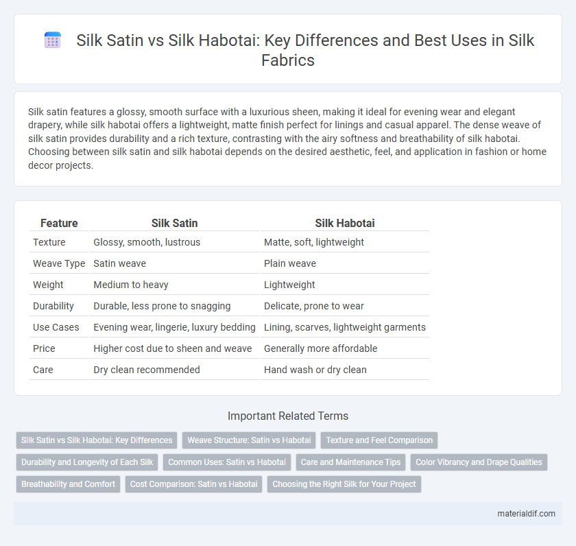 Silk Satin vs Silk Habotai: Key Differences and Best Uses in Silk Fabrics