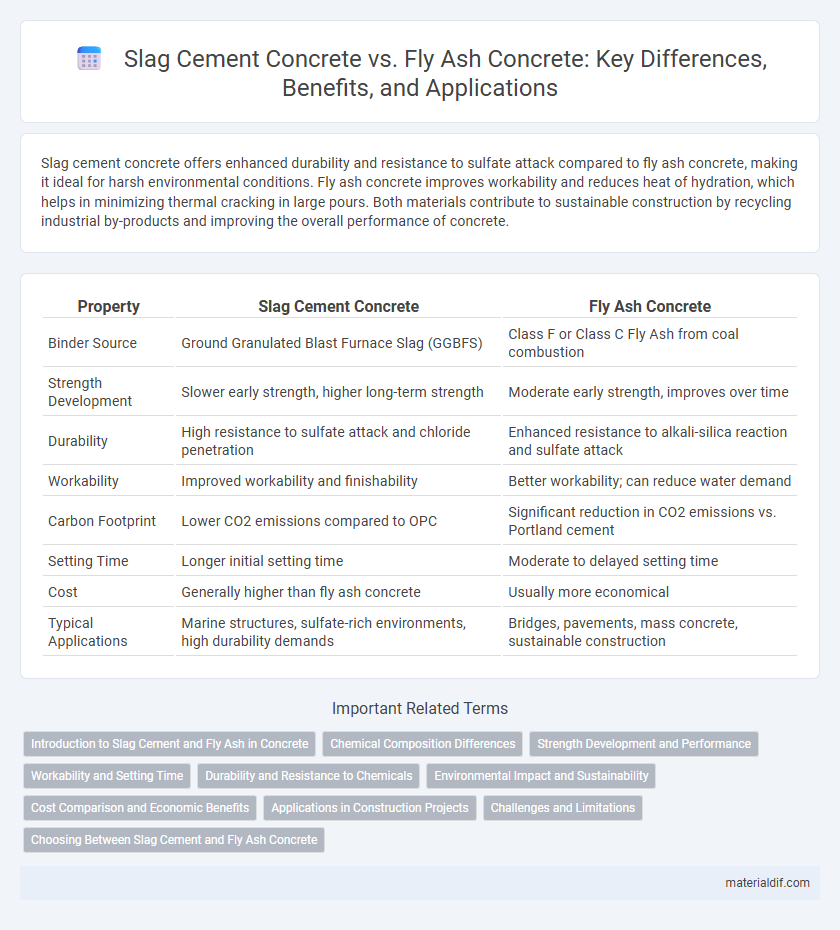 Slag Cement Concrete vs. Fly Ash Concrete: Key Differences, Benefits, and Applications