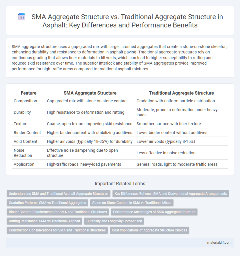 SMA Aggregate Structure vs. Traditional Aggregate Structure in Asphalt: Key Differences and Performance Benefits