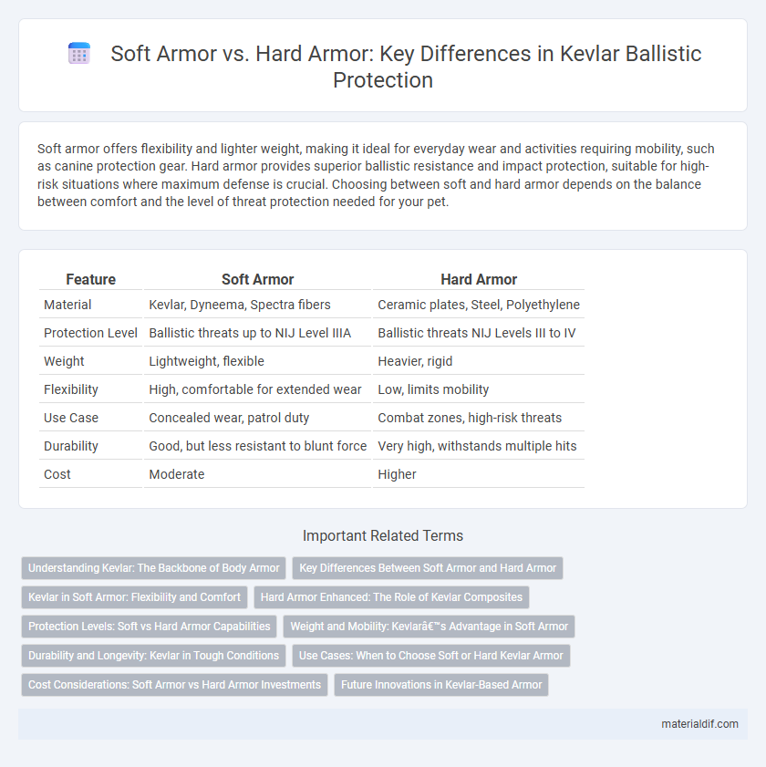 Soft Armor vs. Hard Armor: Key Differences in Kevlar Ballistic Protection