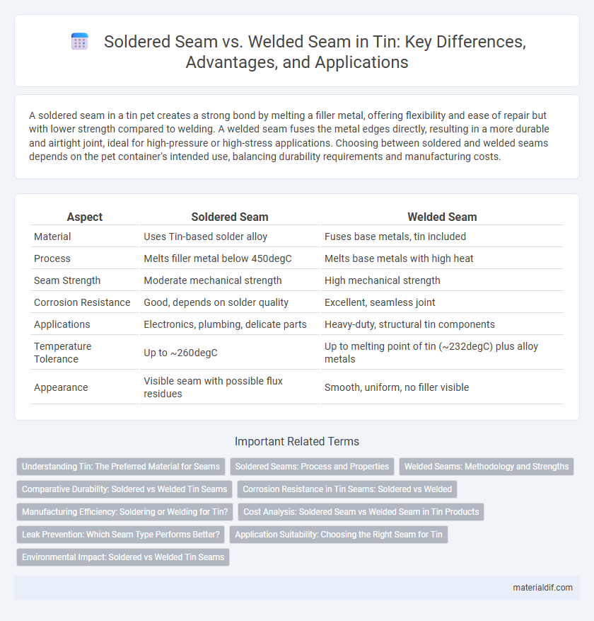 Soldered Seam vs. Welded Seam in Tin: Key Differences, Advantages, and Applications
