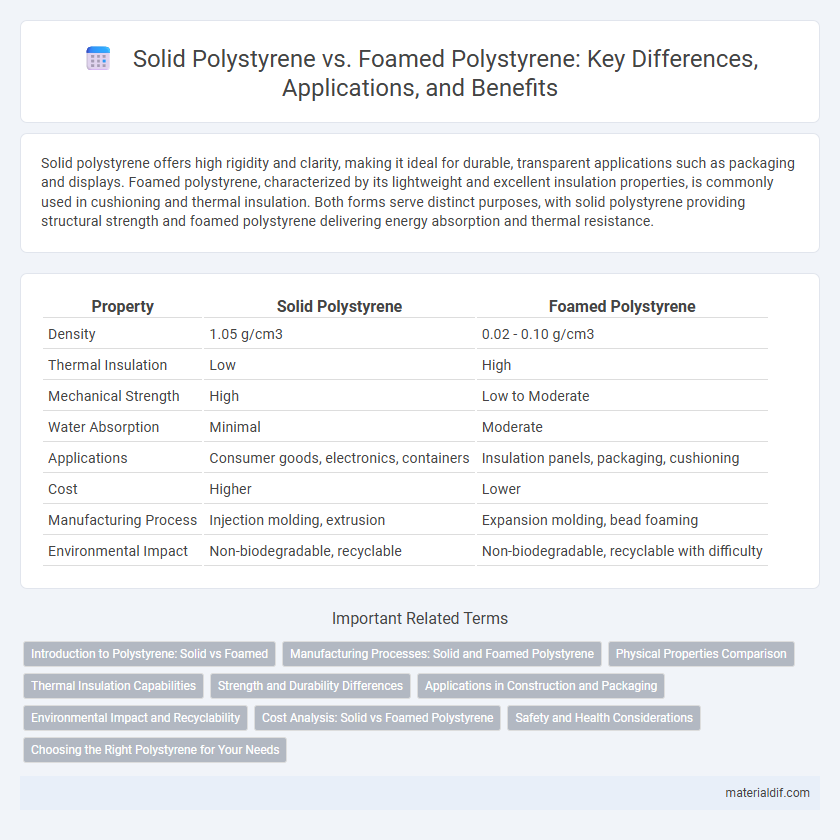 Solid Polystyrene vs. Foamed Polystyrene: Key Differences, Applications, and Benefits