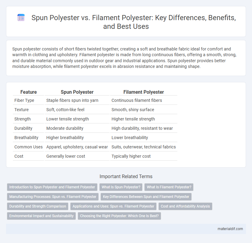 Spun Polyester vs. Filament Polyester: Key Differences, Benefits, and Best Uses
