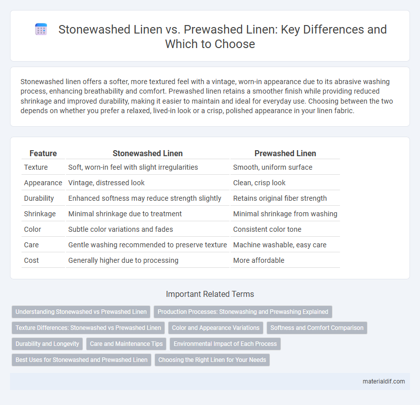 Stonewashed Linen vs. Prewashed Linen: Key Differences and Which to Choose