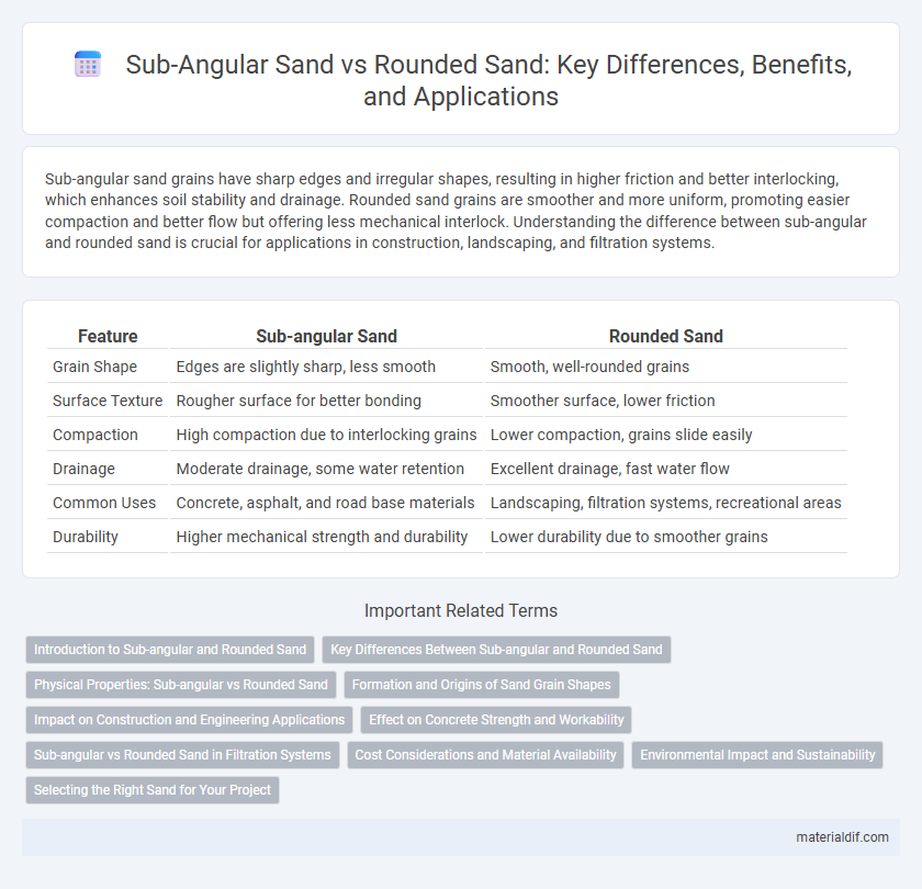 Sub-Angular Sand vs Rounded Sand: Key Differences, Benefits, and Applications