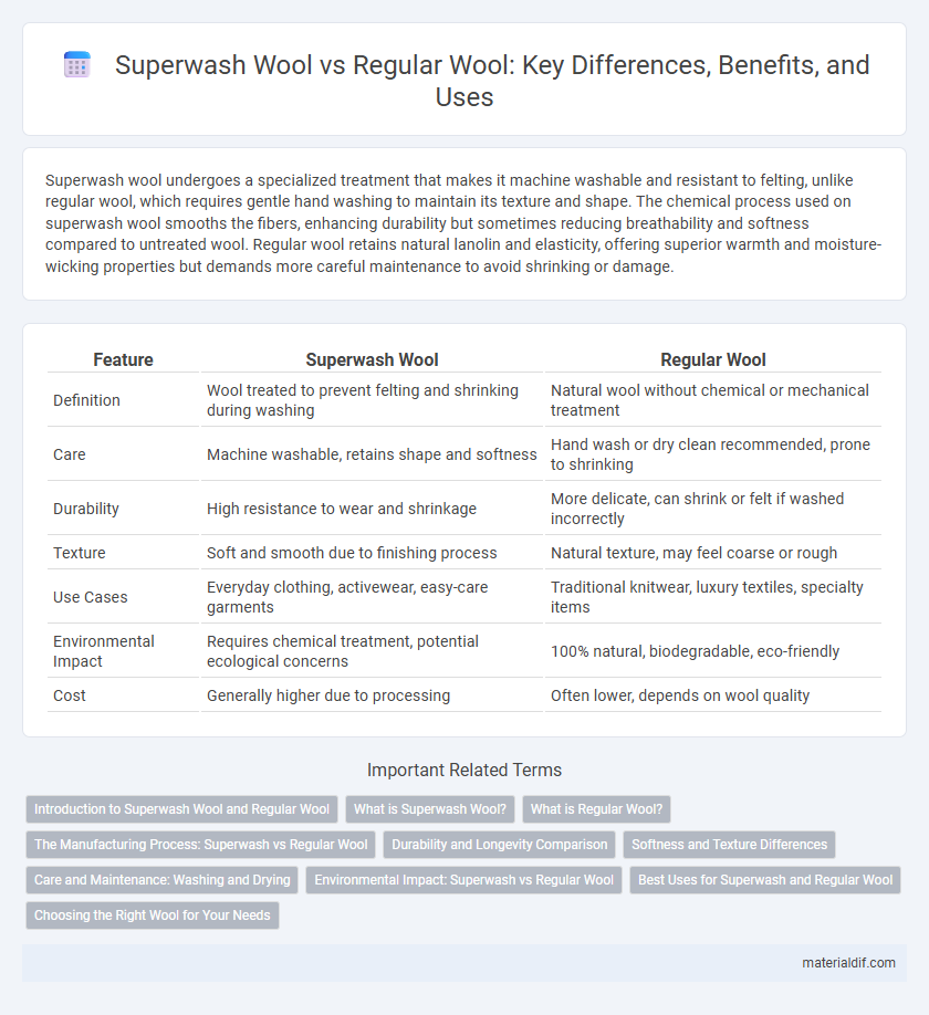 Superwash Wool vs Regular Wool: Key Differences, Benefits, and Uses