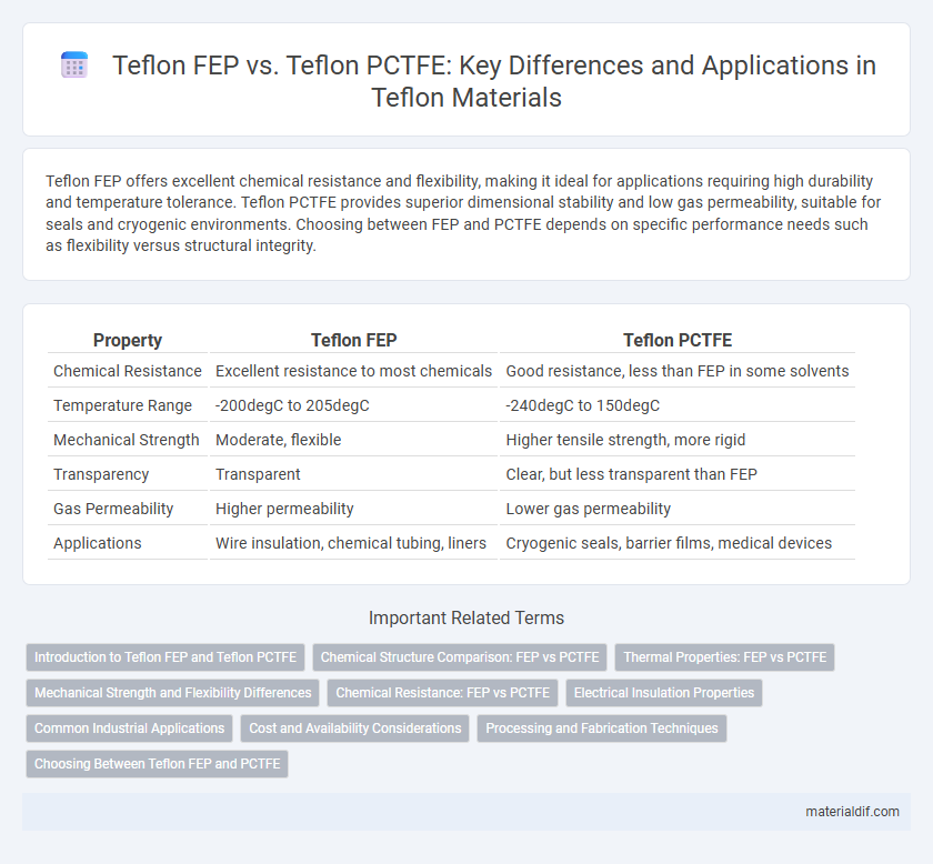 Teflon FEP vs. Teflon PCTFE: Key Differences and Applications in Teflon Materials