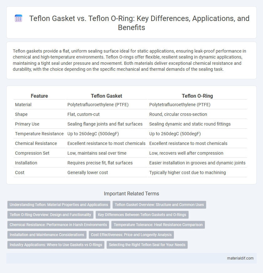 Teflon Gasket vs. Teflon O-Ring: Key Differences, Applications, and Benefits