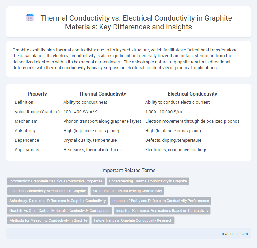 Thermal Conductivity vs. Electrical Conductivity in Graphite Materials: Key Differences and Insights