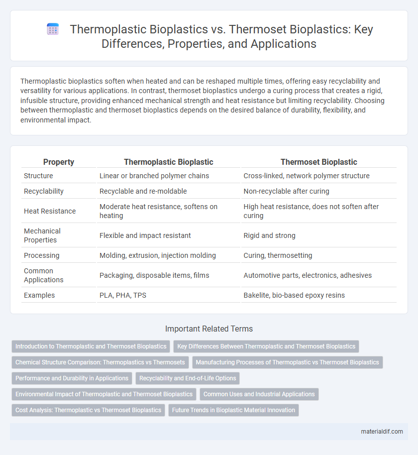 Thermoplastic Bioplastics vs. Thermoset Bioplastics: Key Differences, Properties, and Applications