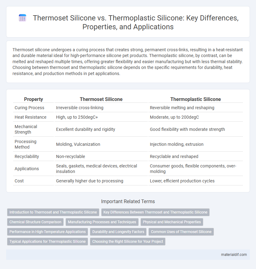 Thermoset Silicone vs. Thermoplastic Silicone: Key Differences, Properties, and Applications