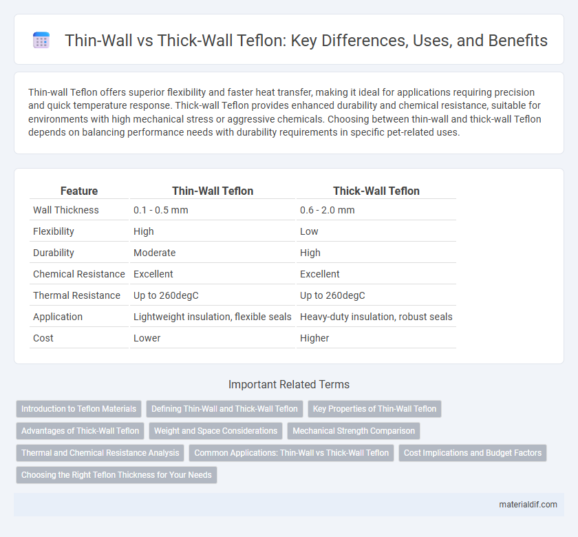 Thin-Wall vs Thick-Wall Teflon: Key Differences, Uses, and Benefits