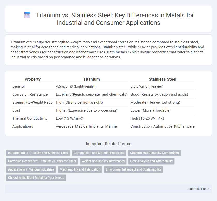 Titanium vs. Stainless Steel: Key Differences in Metals for Industrial and Consumer Applications