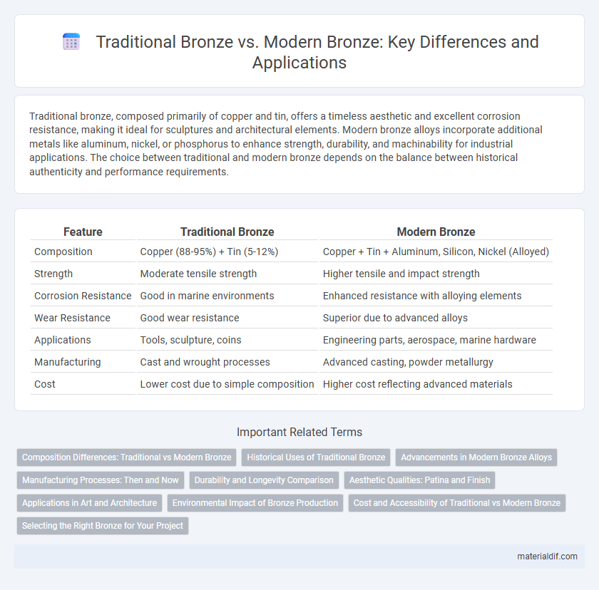 Traditional Bronze vs. Modern Bronze: Key Differences and Applications