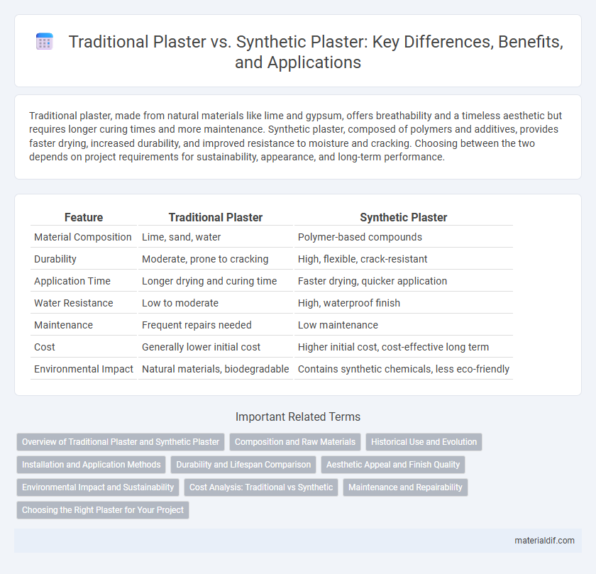 Traditional Plaster vs. Synthetic Plaster: Key Differences, Benefits, and Applications