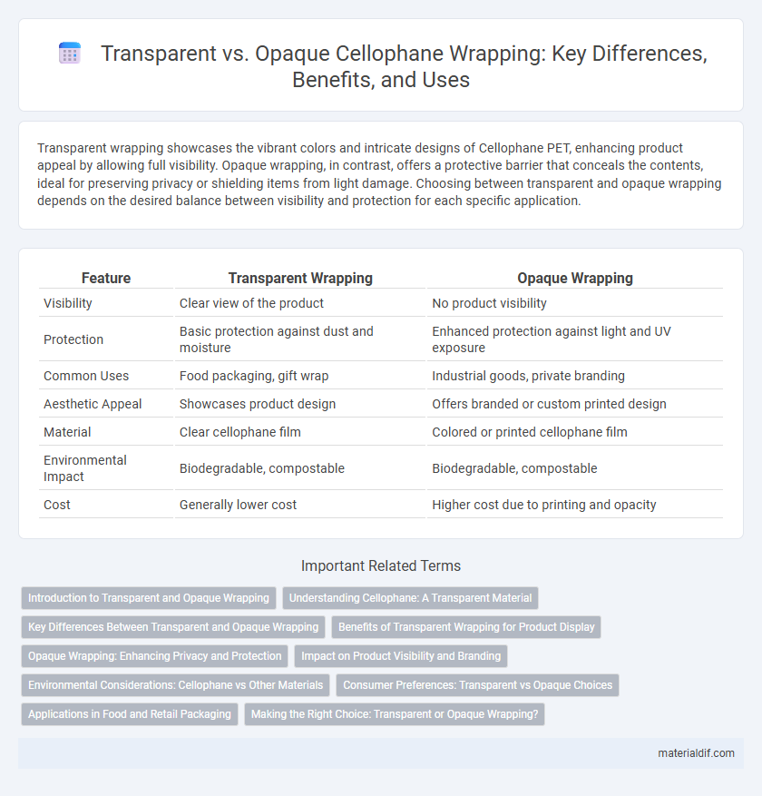 Transparent vs. Opaque Cellophane Wrapping: Key Differences, Benefits, and Uses