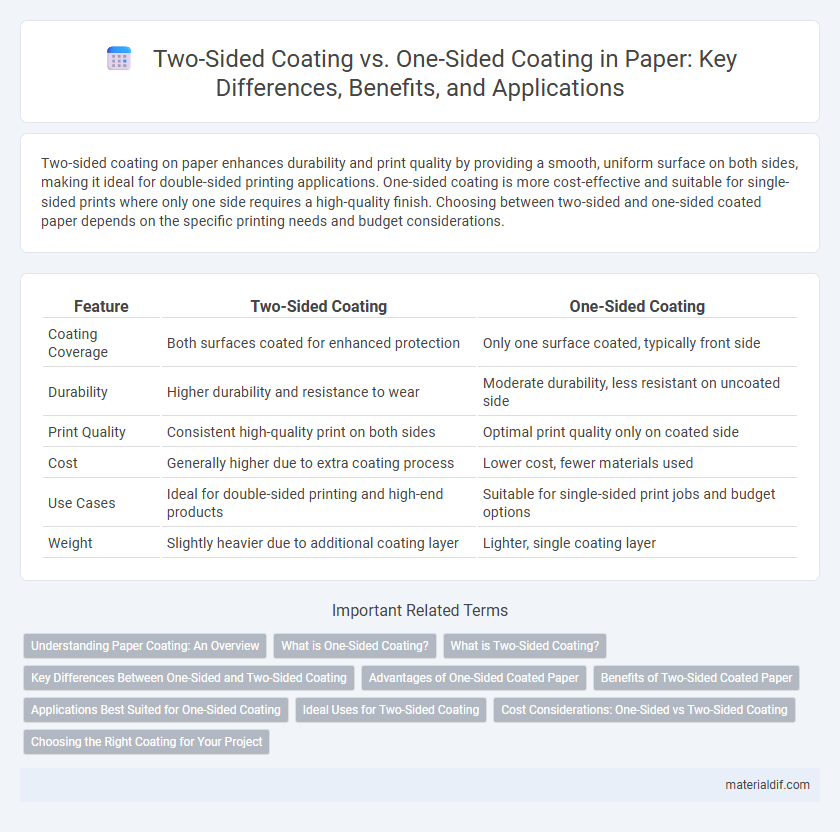 Two-Sided Coating vs. One-Sided Coating in Paper: Key Differences, Benefits, and Applications