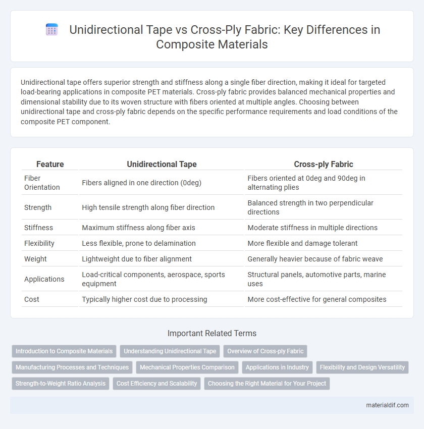 Unidirectional Tape vs Cross-Ply Fabric: Key Differences in Composite Materials