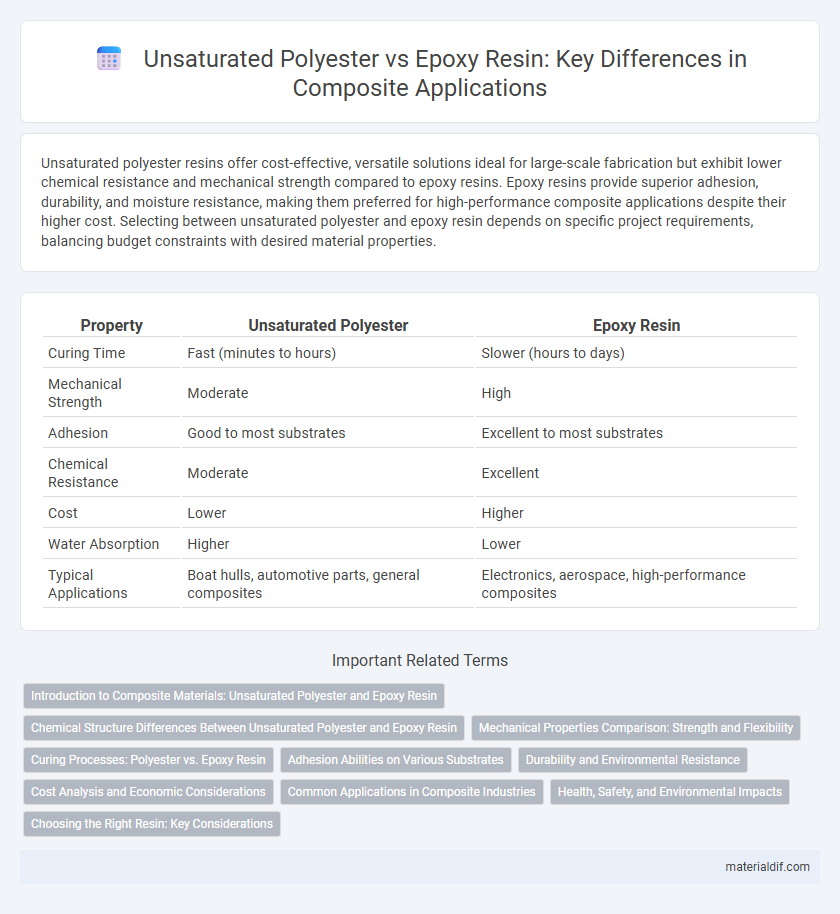 Unsaturated Polyester vs Epoxy Resin: Key Differences in Composite Applications