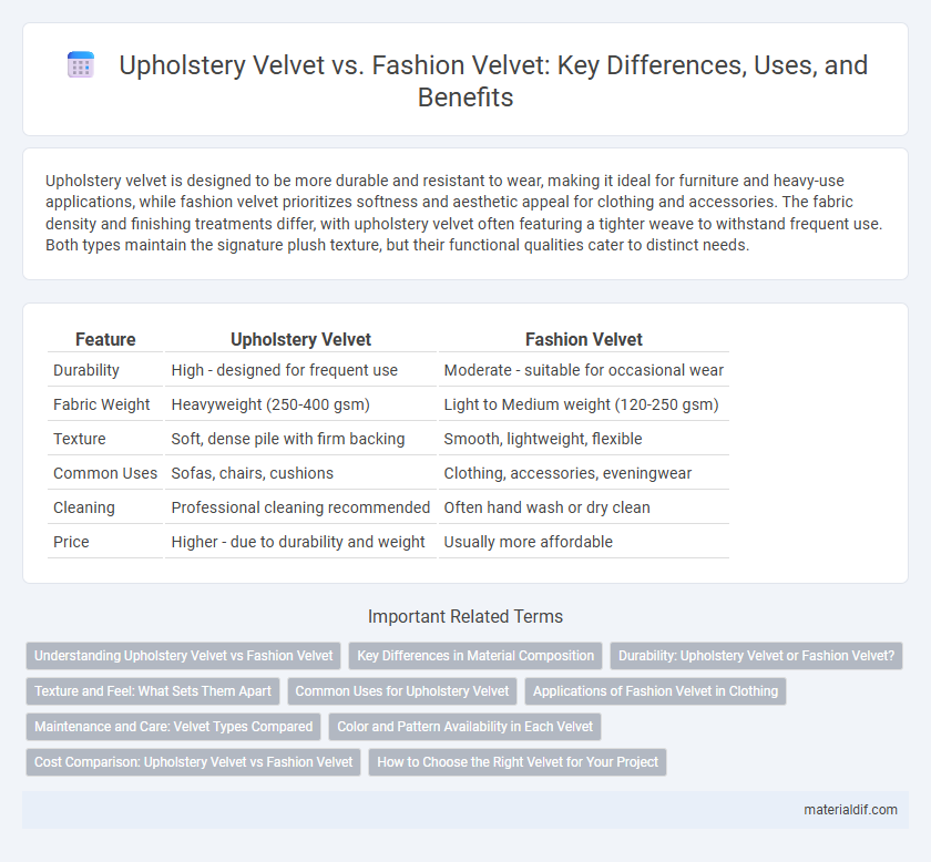 Upholstery Velvet vs. Fashion Velvet: Key Differences, Uses, and Benefits