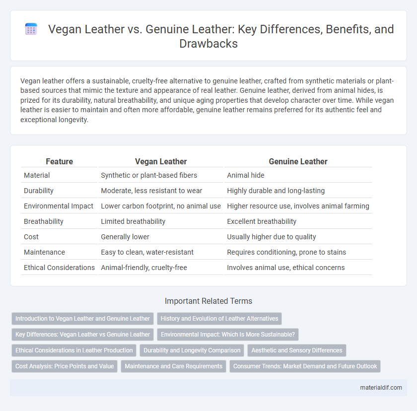 Vegan Leather vs. Genuine Leather: Key Differences, Benefits, and Drawbacks