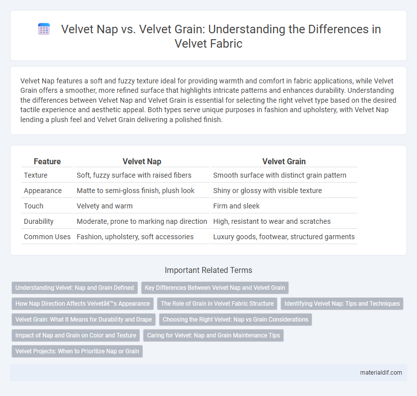Velvet Nap vs. Velvet Grain: Understanding the Differences in Velvet Fabric