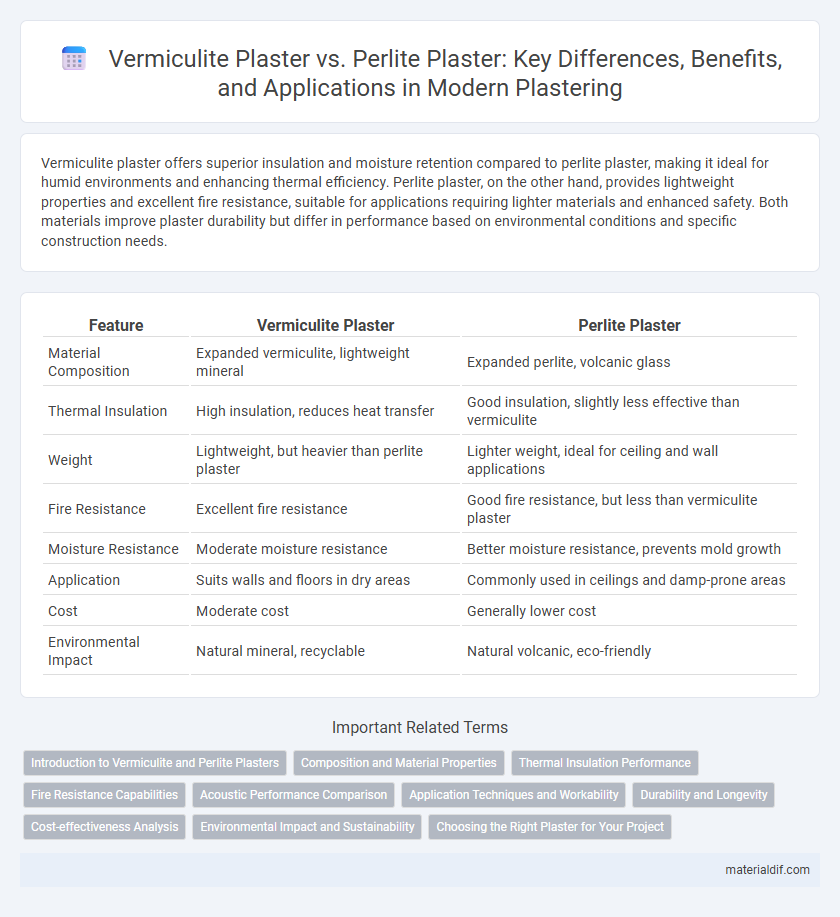 Vermiculite Plaster vs. Perlite Plaster: Key Differences, Benefits, and Applications in Modern Plastering
